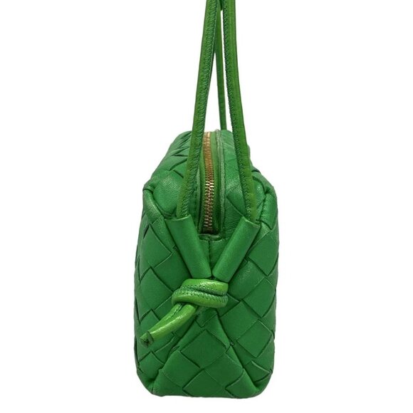 BOTTEGA VENETA Intrecciato - Green Leather P********* Shoulder Bag - Picture 4 of 15